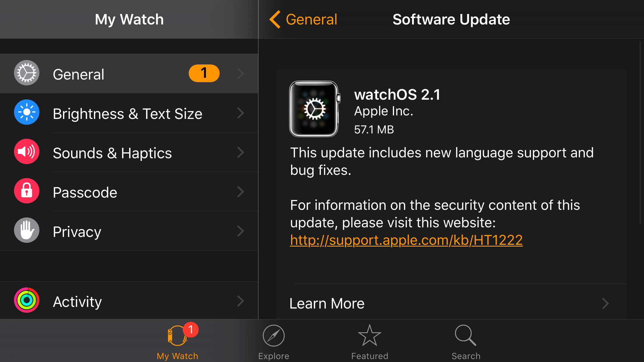watchOS 2.1 software update is now available for the Apple Watch - 9to5Mac