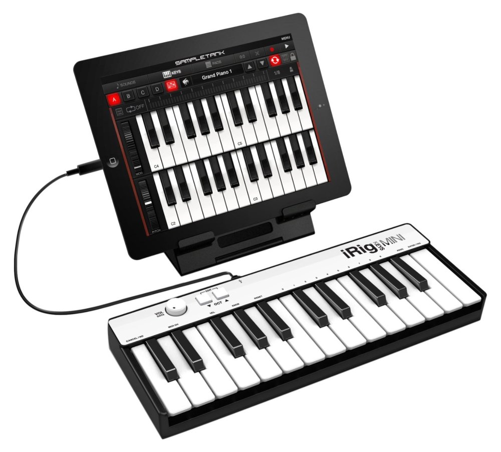 iRig Keys MINI portable 25-key MIDI controller for iOS and Mac