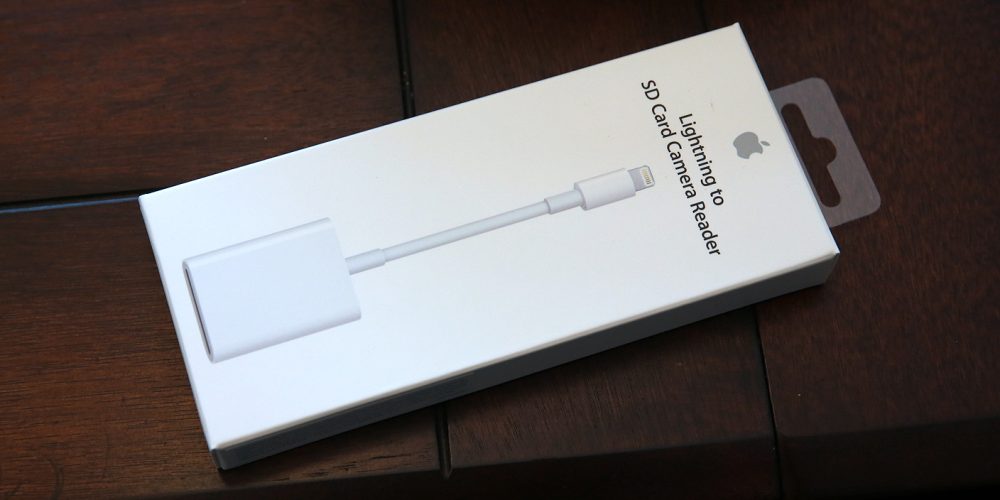 Review Apple's USB 3 Lightning to SD Card Camera Reader offers only