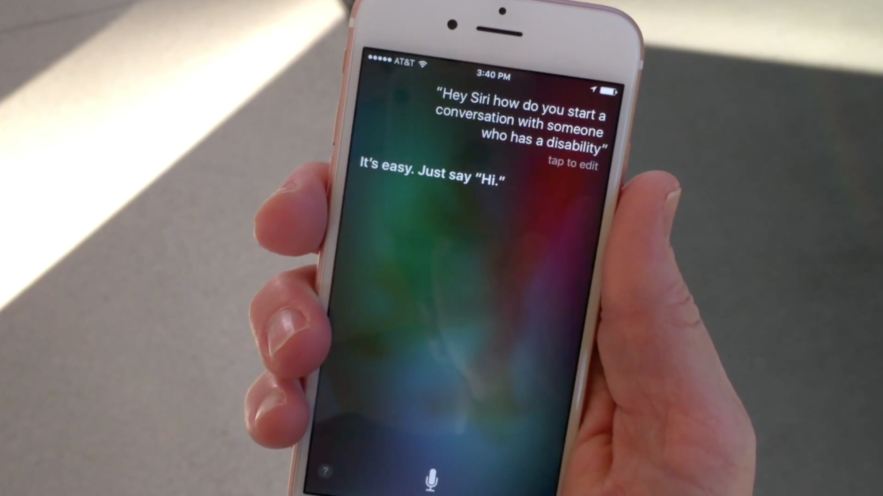 Video Tim Cook And Siri Support The Cerebral Palsy Foundation