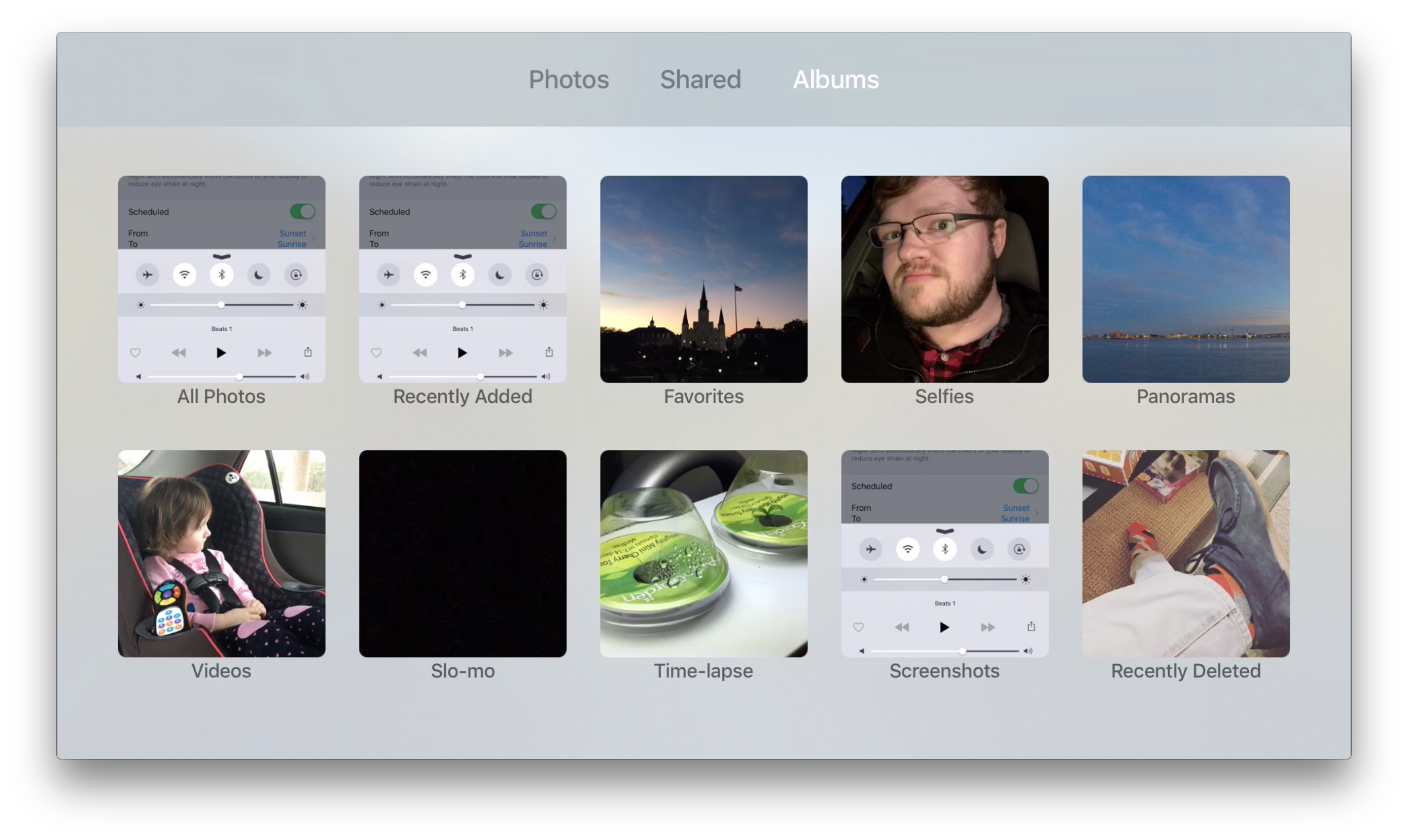 apple photos slideshow