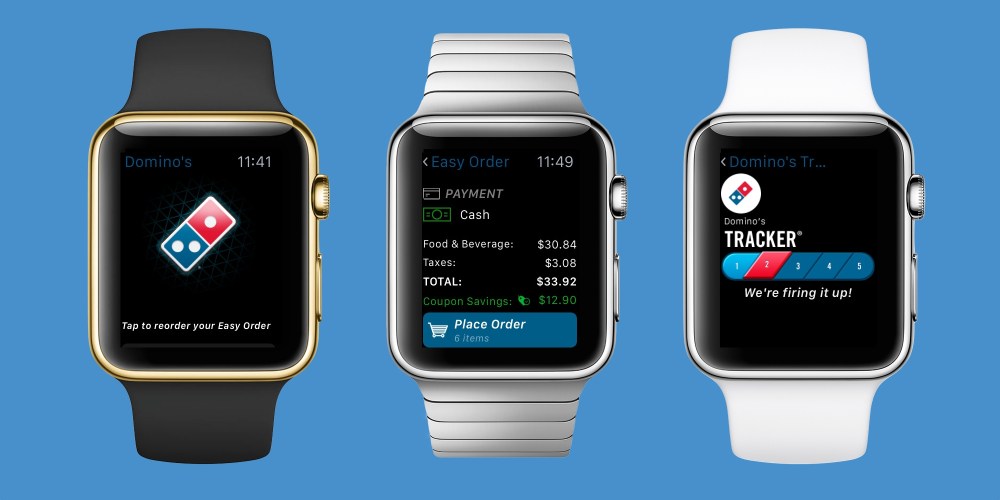 Domino S Brings Easy Pizza Ordering To The Apple Watch 9to5mac