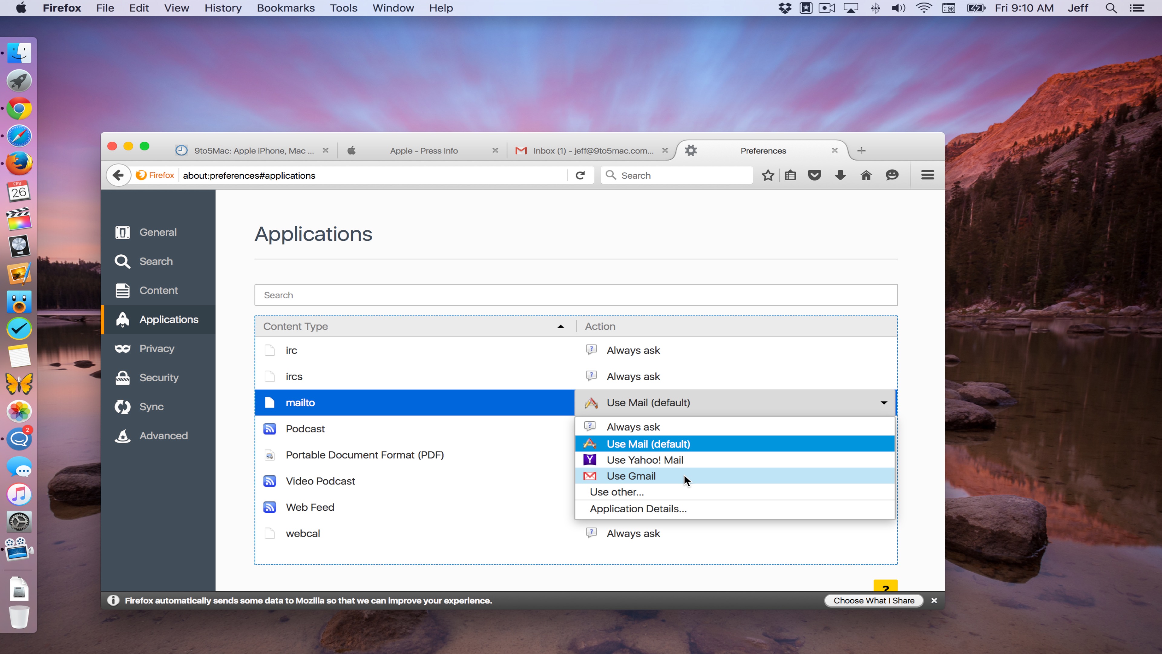 default mail app mac