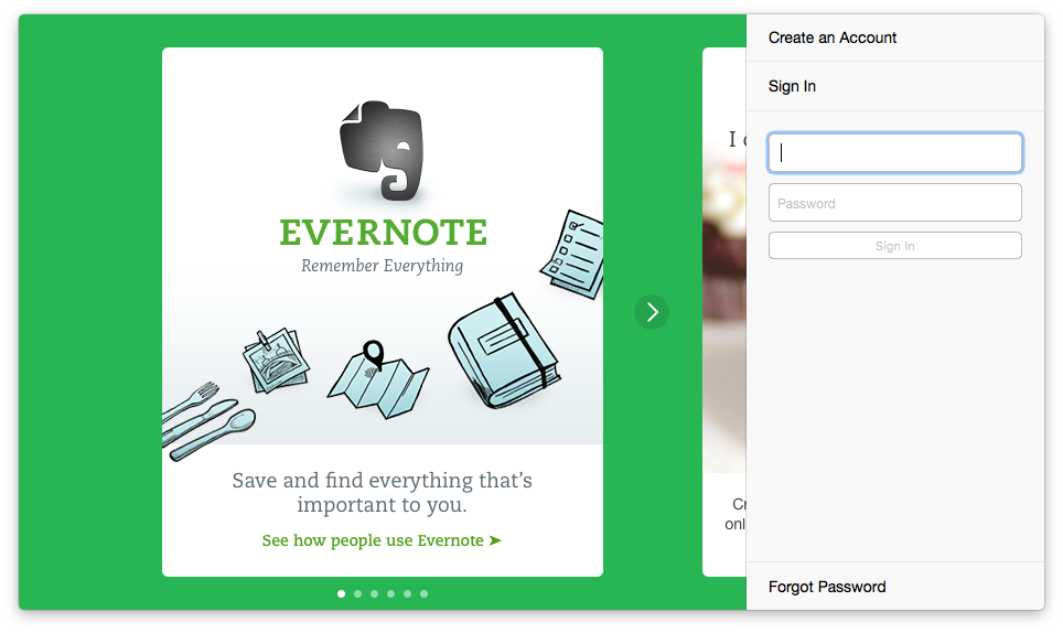 Evernote Mac