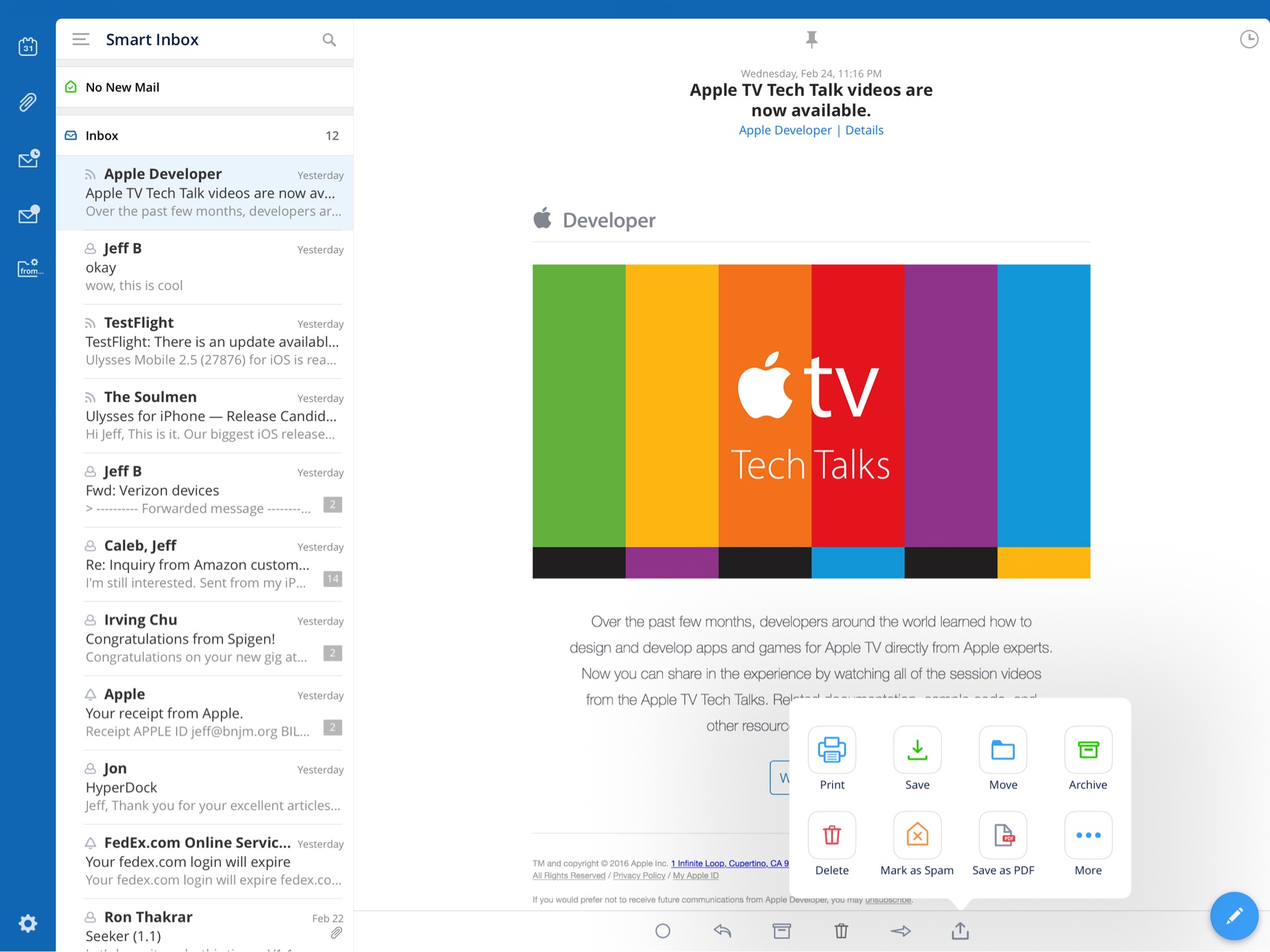 easilydo email vs spark vs outlook for mac