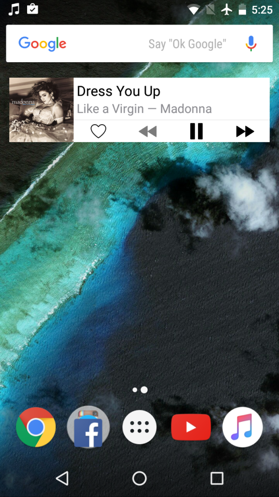 Android Apple Music Widget