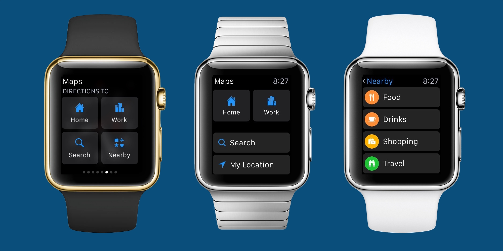 Apple watch hot sale os maps