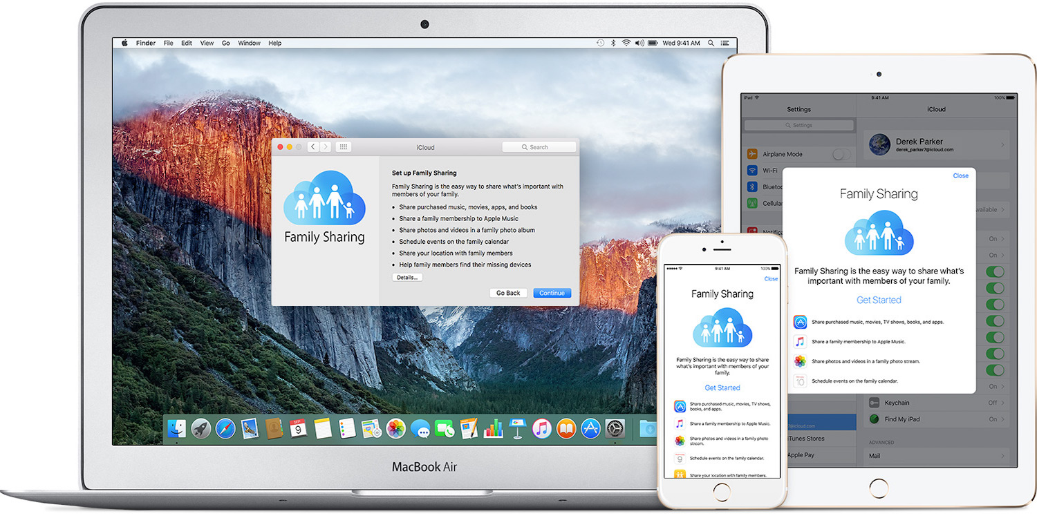 Feature Request: Family Sharing w/ individual payments, shared iCloud