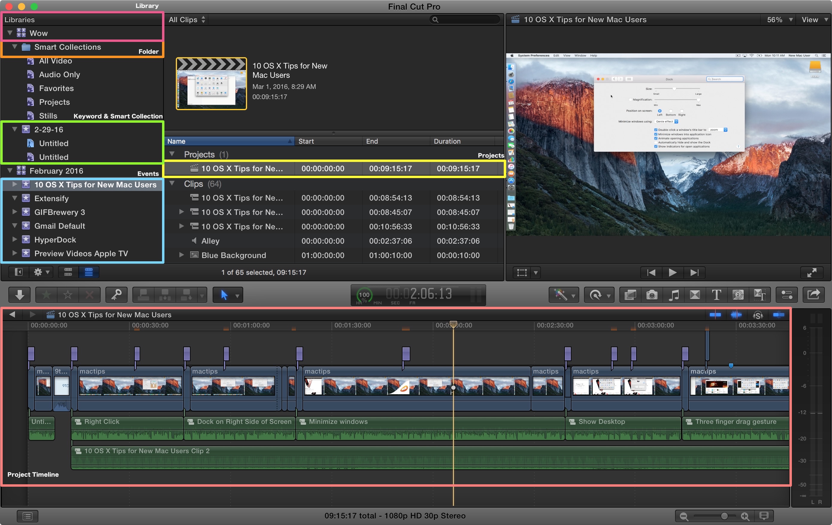 Final Cut Pro X: Getting started with Library management and