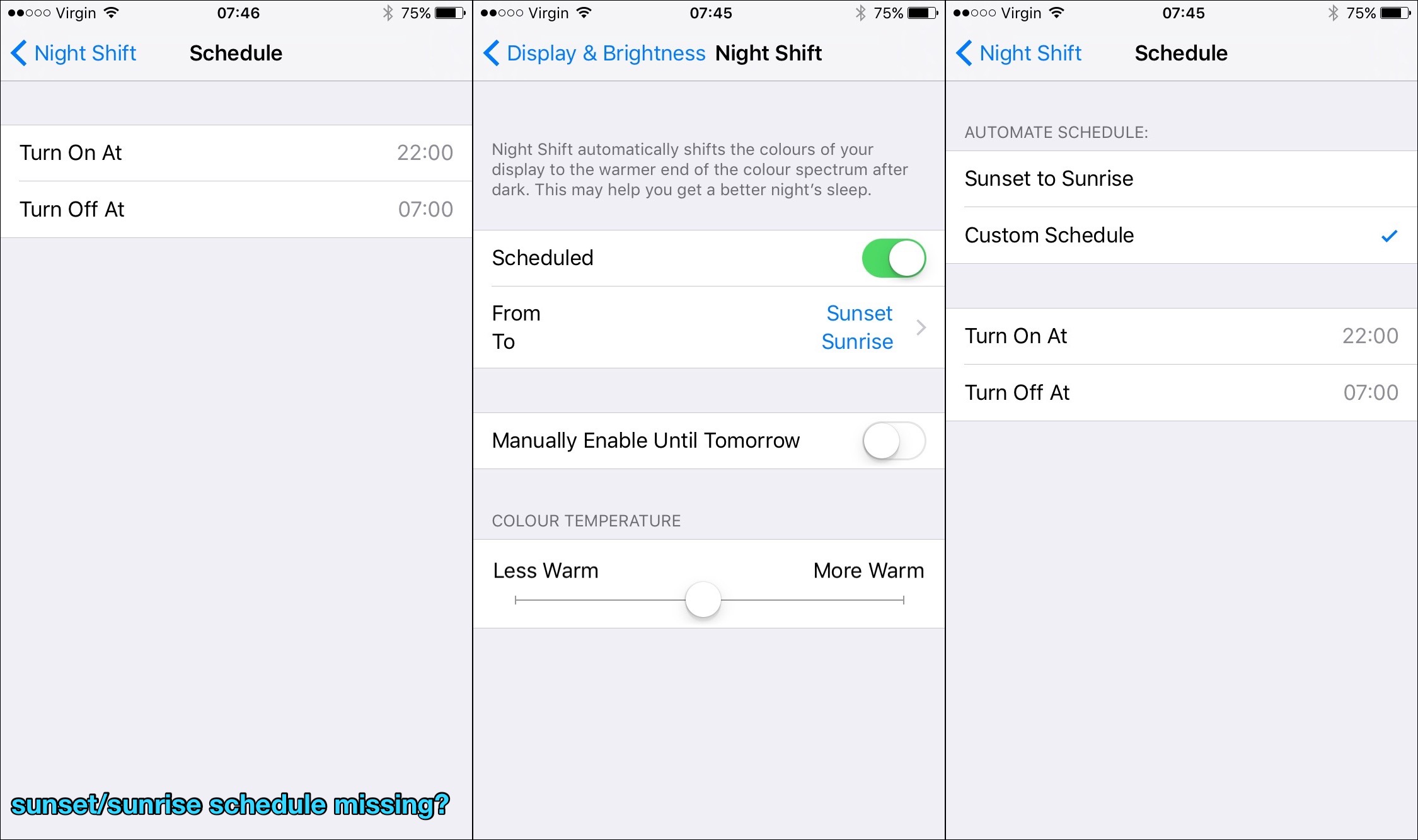 How to Force Night Shift from Turning On Automatically in iOS 11 [Tutorial]