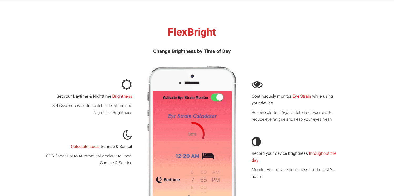 Fluxlike automatic screen brightness app 'FlexBright' now available in