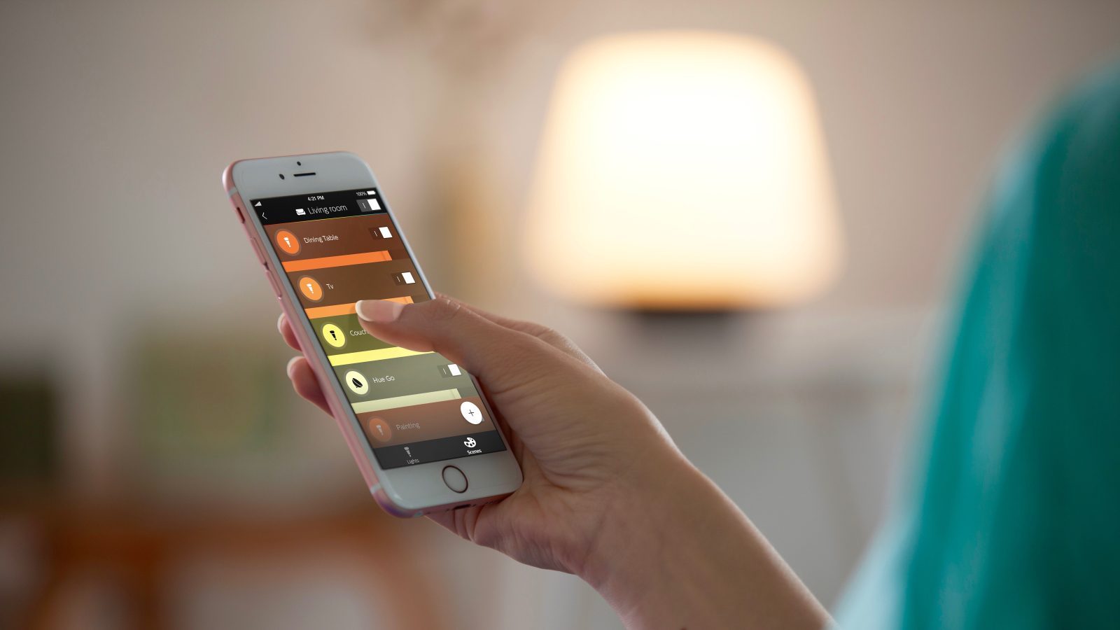 opstrøms banner forsikring Philips releases dramatically improved Hue mobile app to control connected  lights - 9to5Mac