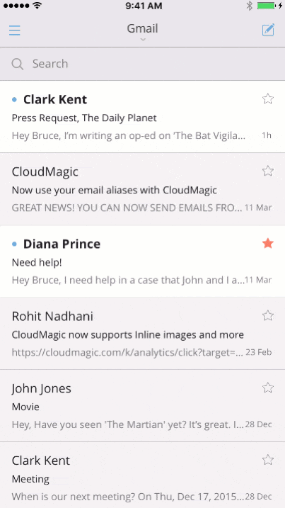 CloudMagic Sender Profile GIF