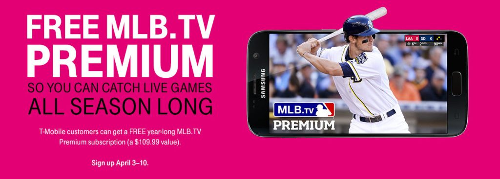 T-Mobile Gifting Customers Free Year of MLB.TV Premium Ahead of