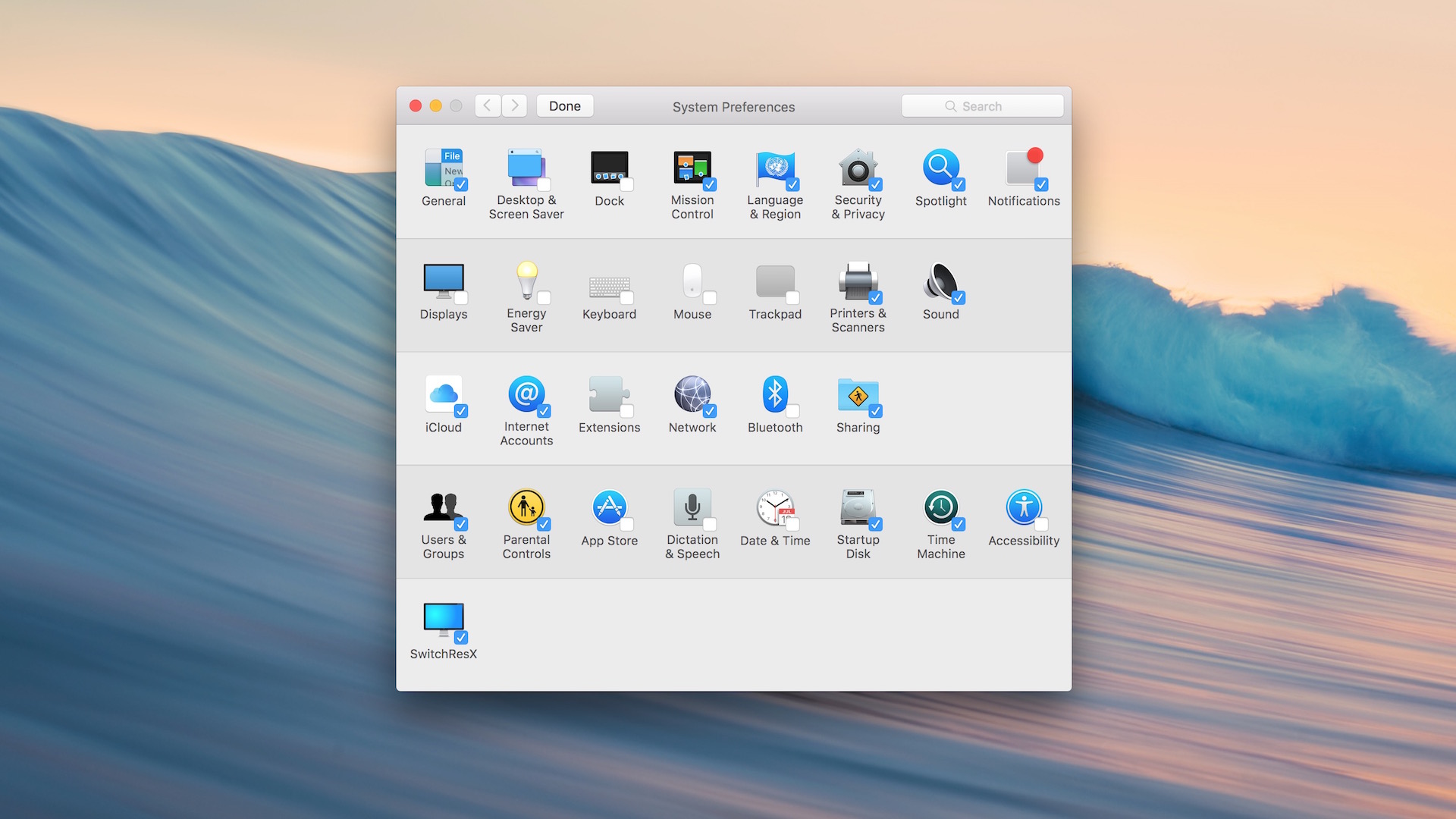 Hide System Preference Panels OS X
