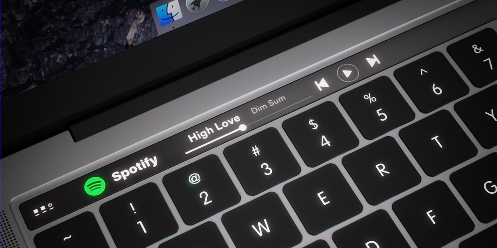MacBook OLED screen concept Spotify 2-1