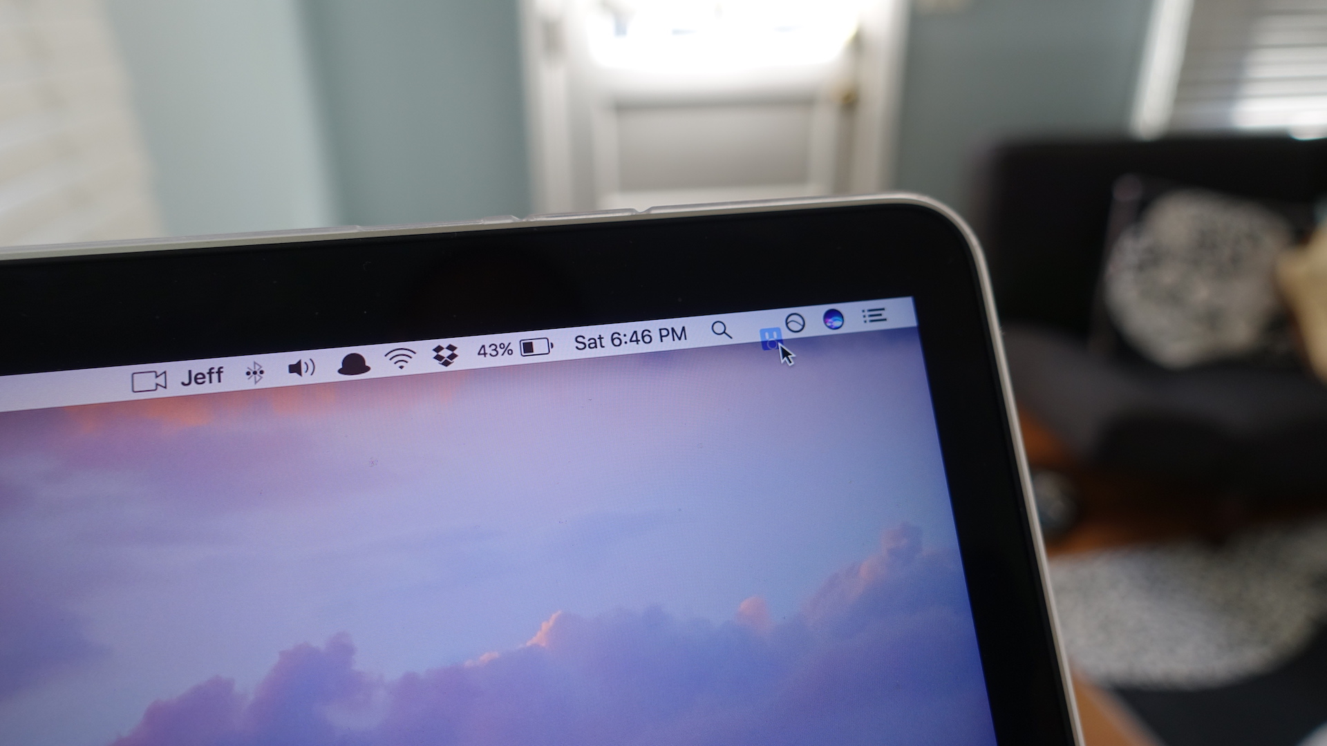 Rearrange menu bar icons macOS Sierra