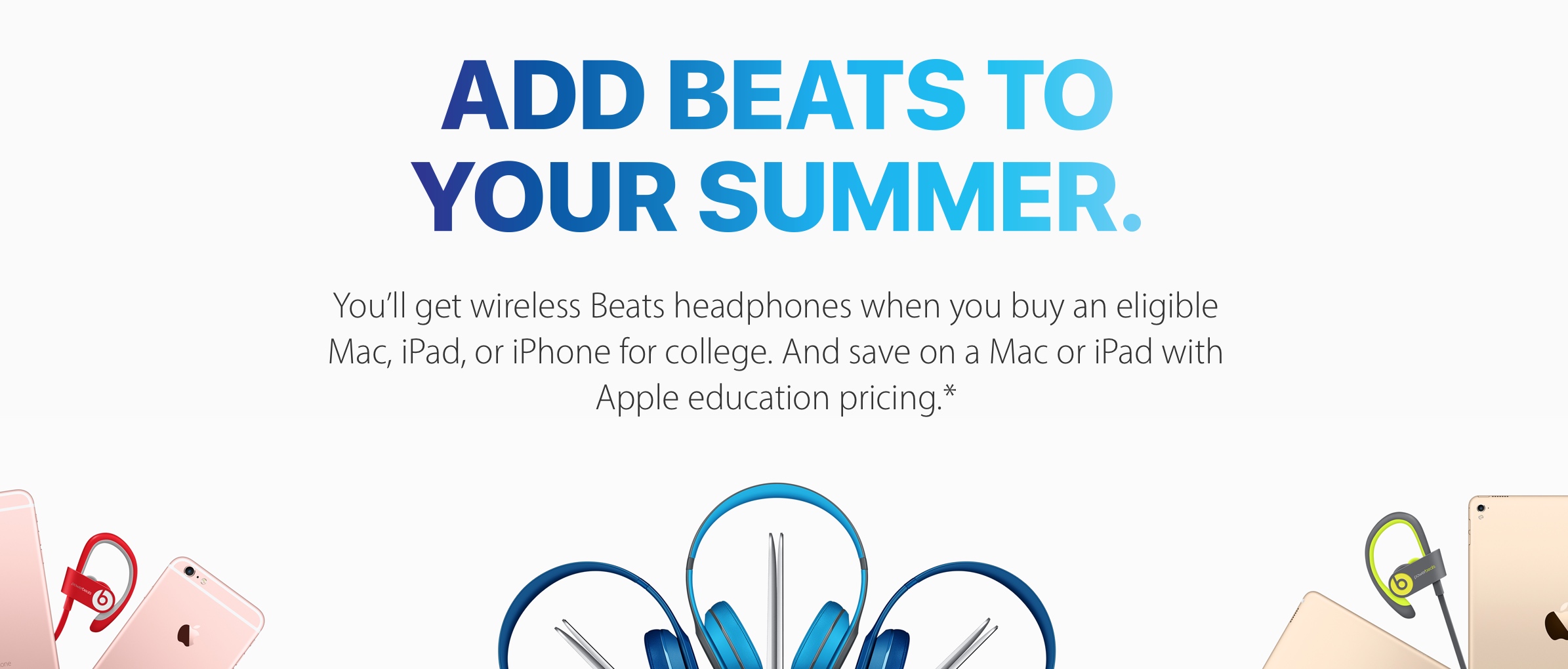 free Beats headphones with Mac, iPhone 