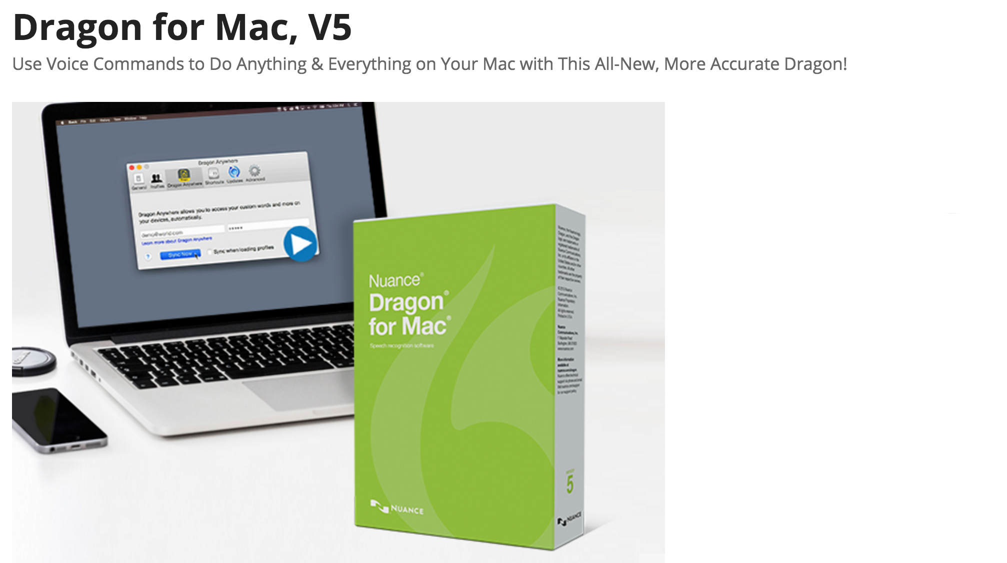 dragon dictation for macbook pro
