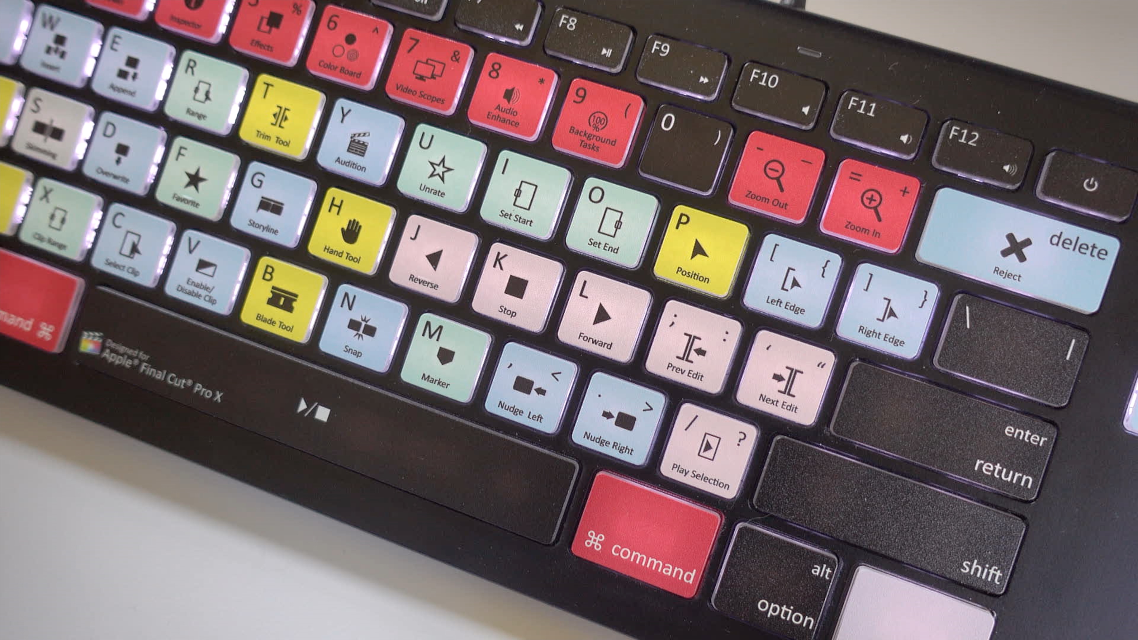 Final Cut Keyboard Stickers are Compatible with Apple