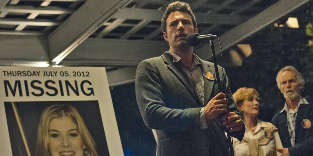 DF-01826cc - Nick Dunne (Ben Affleck) finds himself the chief suspect behind the shocking disappearance of his wife Amy (Rosamund Pike), on their fifth anniversary.