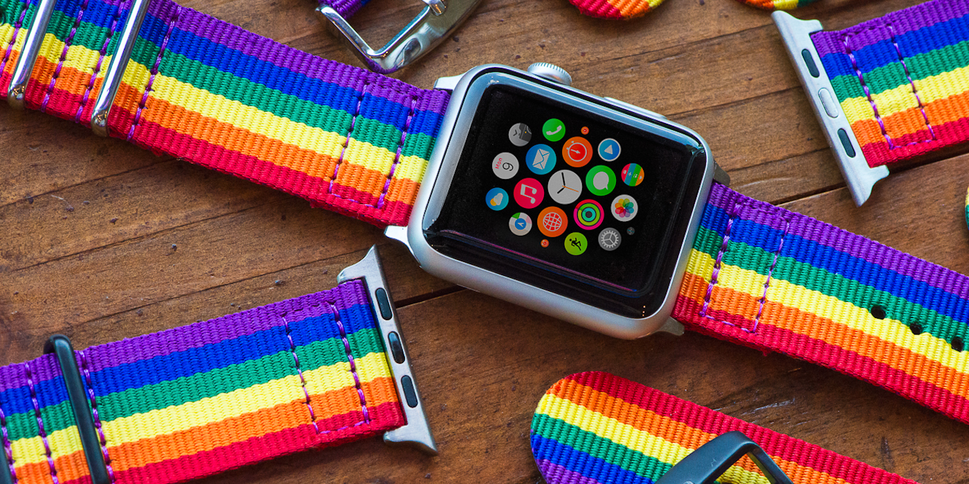 You can finally buy a rainbow Pride Apple Watch band just like Apple’s