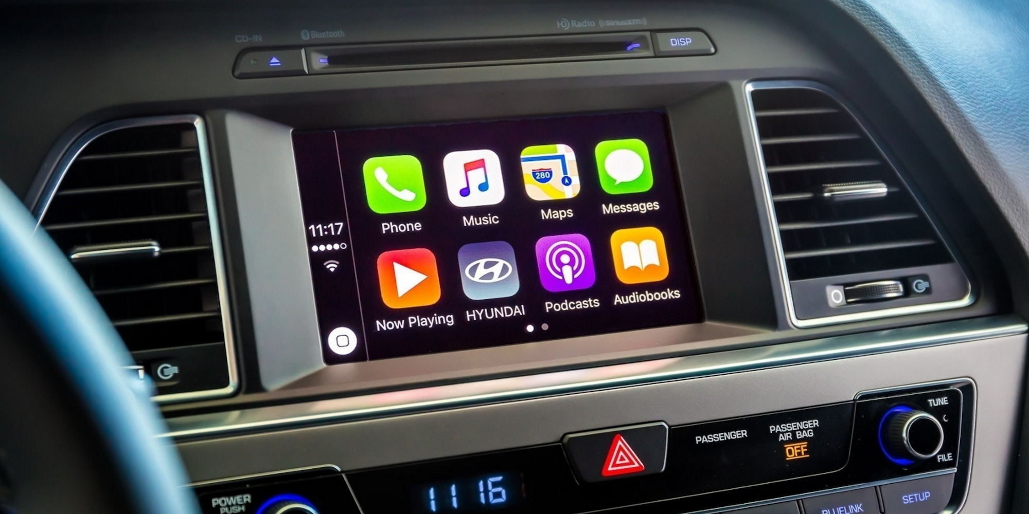 Как подключить apple carplay hyundai sonata