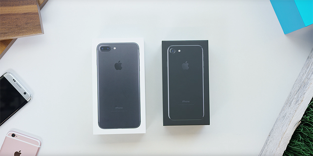 Unboxing Video Shows Jet Black And Matte Black Iphone 7 Models Side By Side 9to5mac