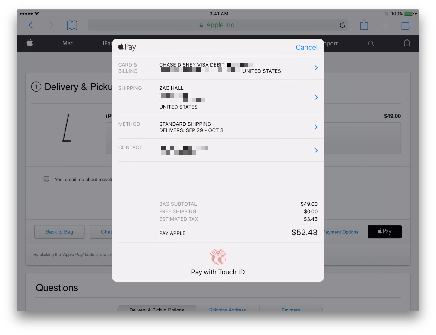 HowTo Use Apple Pay on the web with Safari in iOS 10 and macOS Sierra