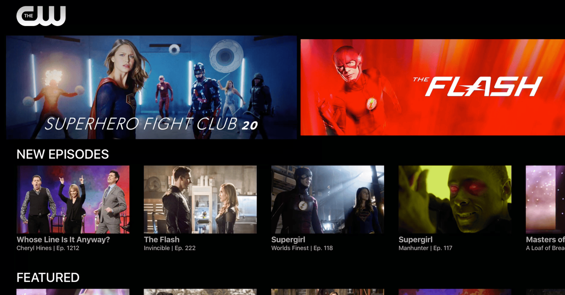 The CW releases new Apple TV app that doesn't require cable provider