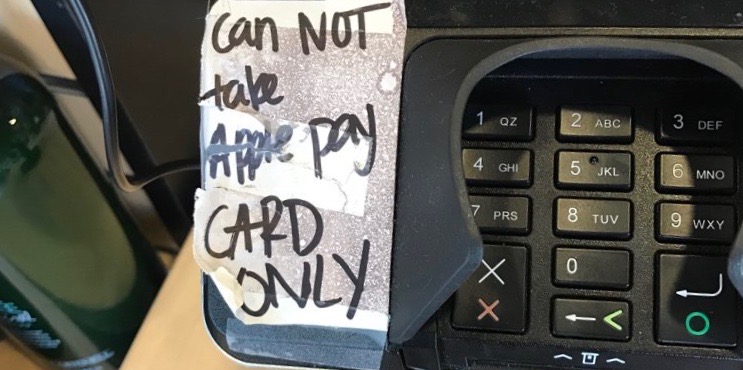 No Apple Pay