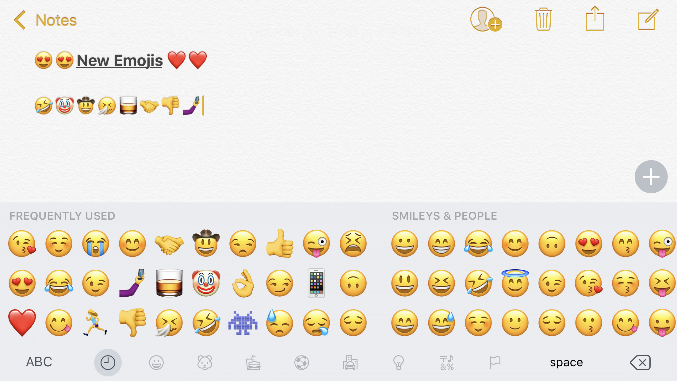 ios 10.2 emojis copy and paste