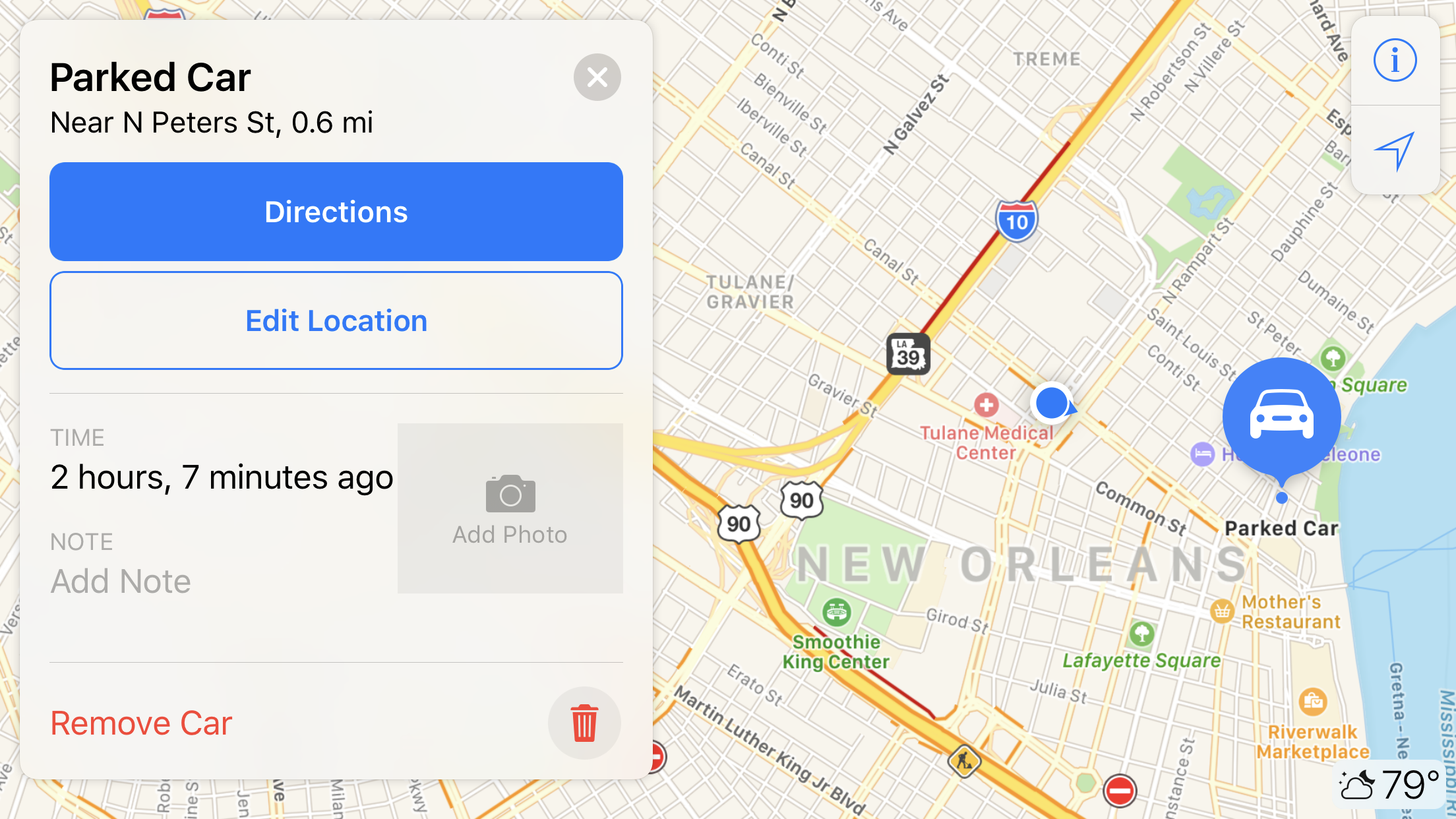 How to use or enable/disable Parked Car alerts from Maps on iOS 10 for