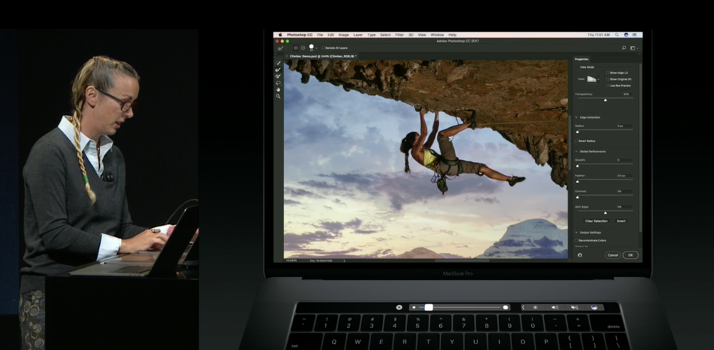 Adobe Shows Off New Version Of Photoshop With Support For Macbook Pro Touch Bar 9to5mac