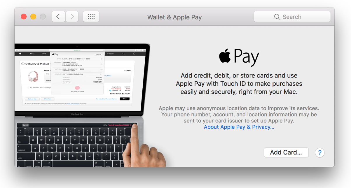 How to add or disable Touch ID fingerprints, Apple Pay cards & view