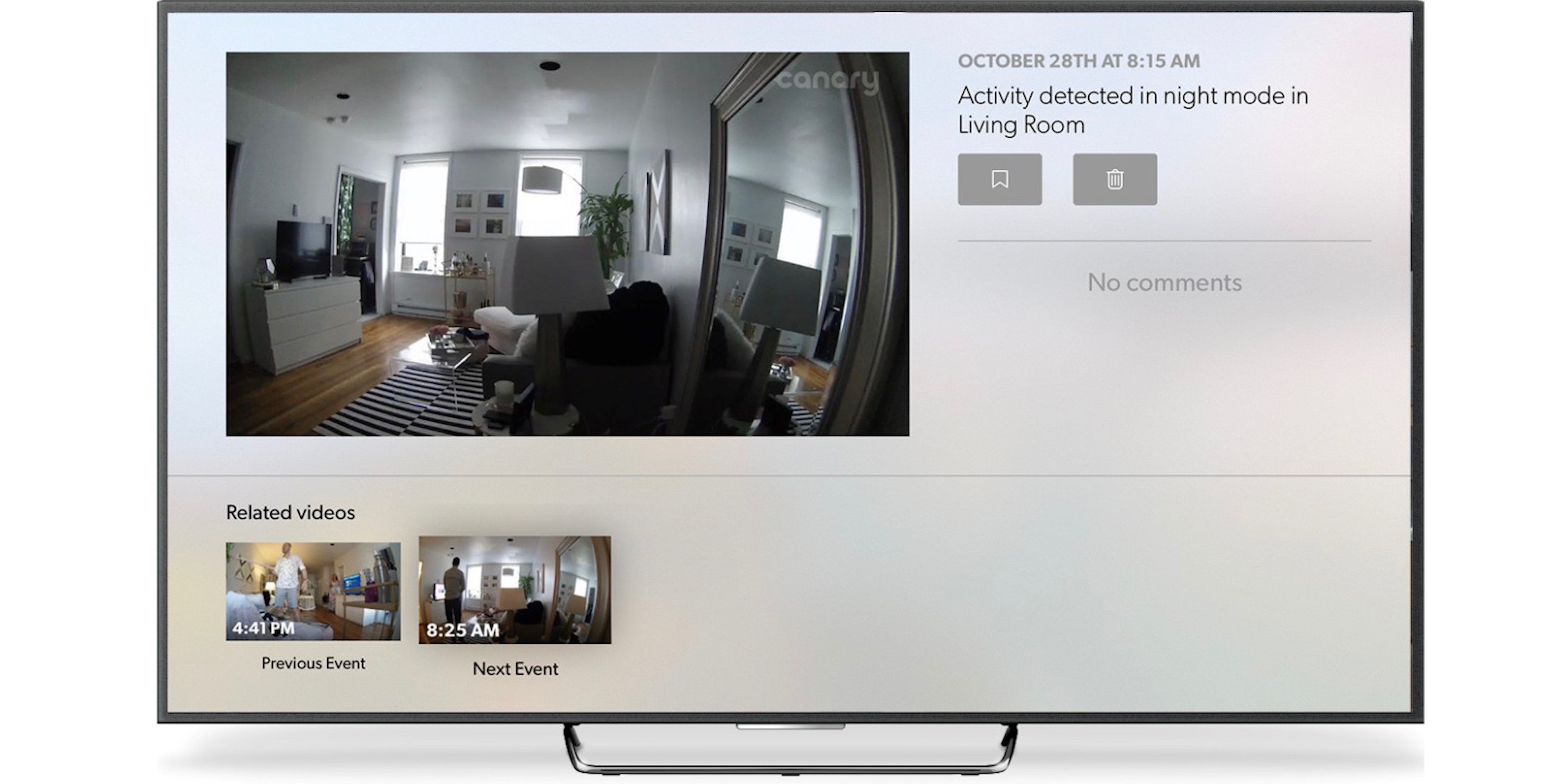 Canary home security cam bringing your footage to the big screen w