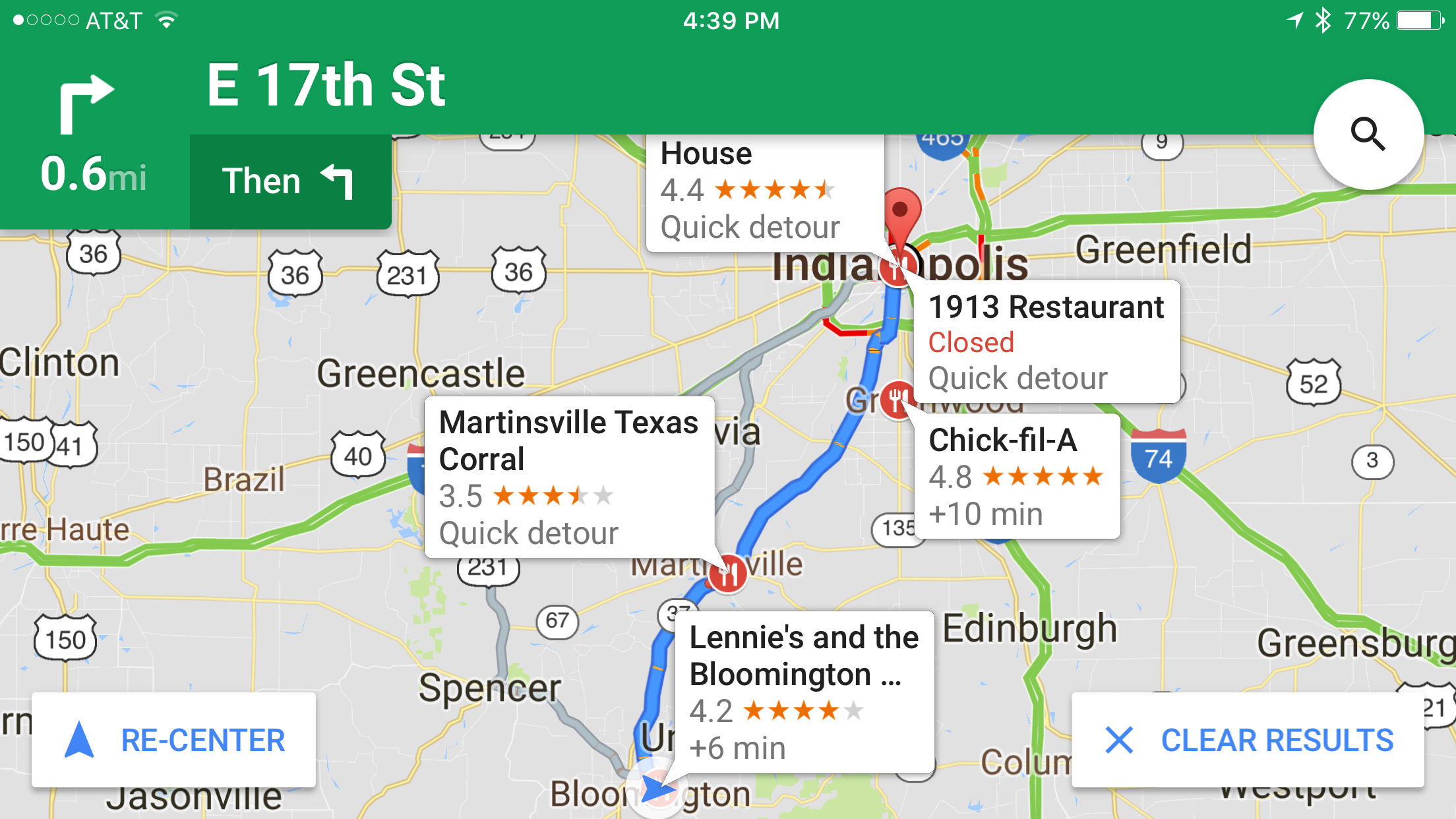 Google Maps för iOS uppdaterad w/ 'närliggande trafik' widget