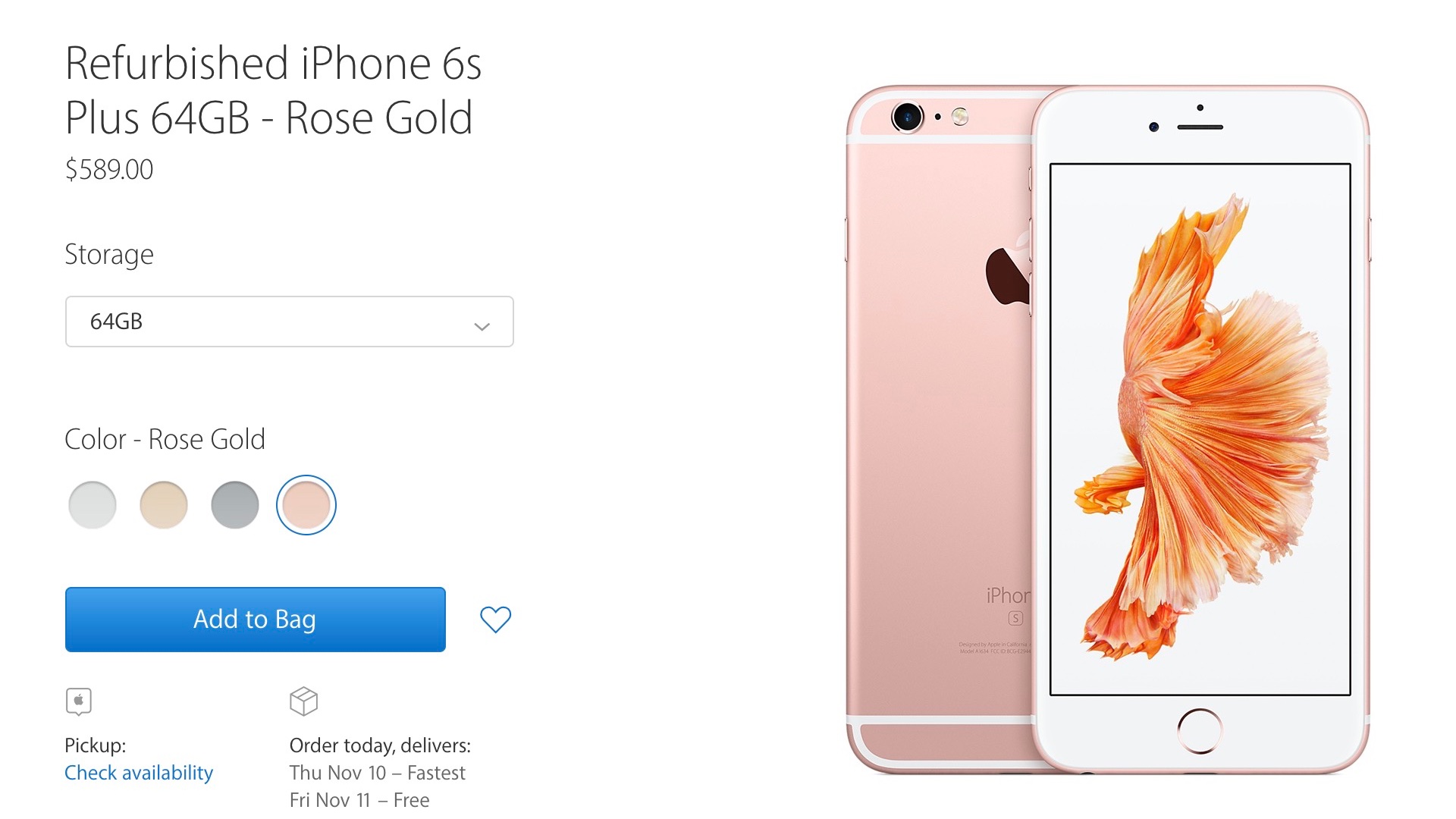 Apple begins selling refurbished iPhones through its online store for