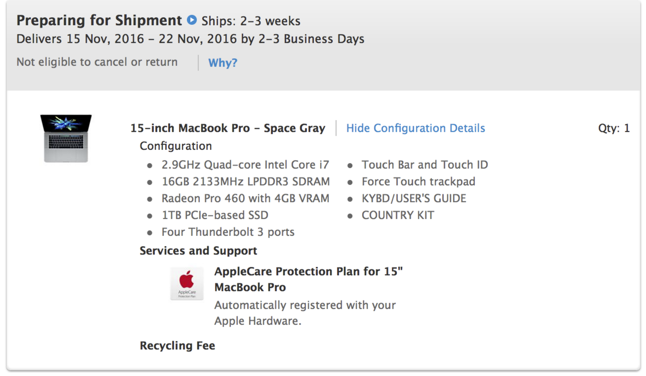 Some MacBook Pro pre-orders now 'preparing for shipment', get improved ...