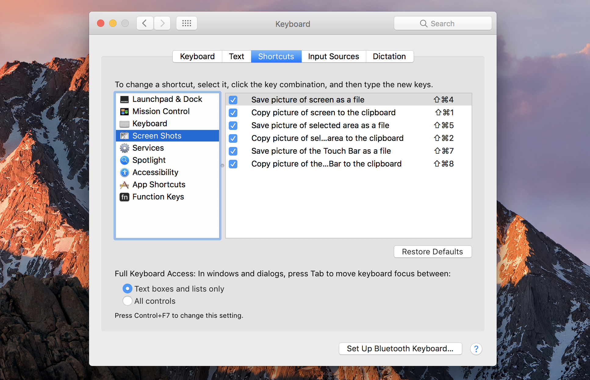 copy macbook shortcut