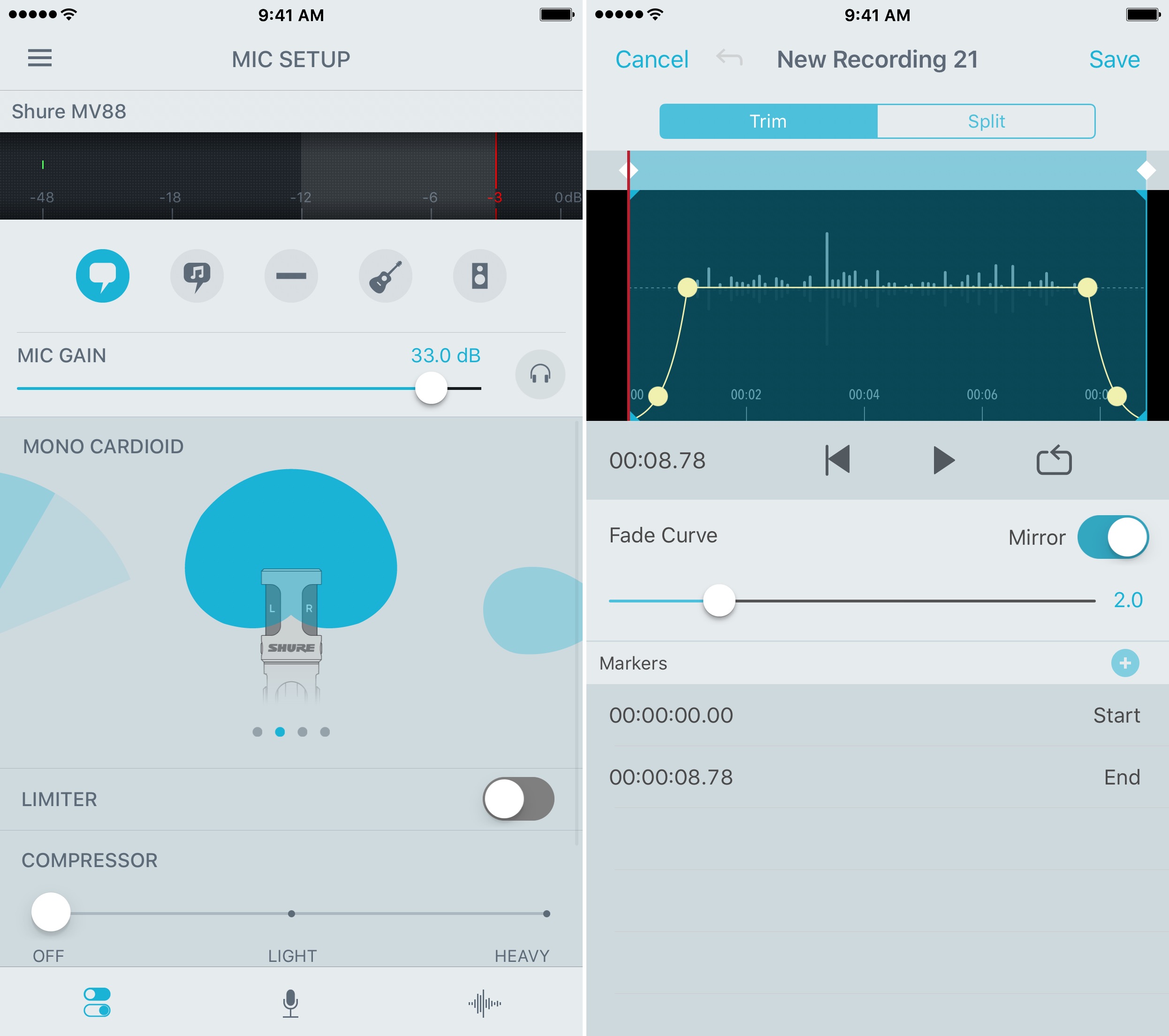 Shure MV88 a solid Lightning enabled microphone for on the go