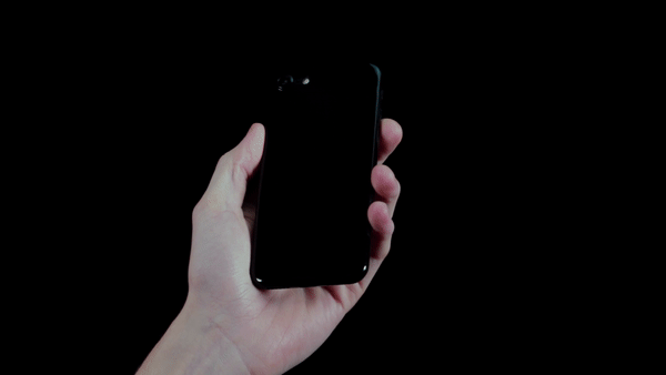 iPhone 7 Peel Case Jet Black