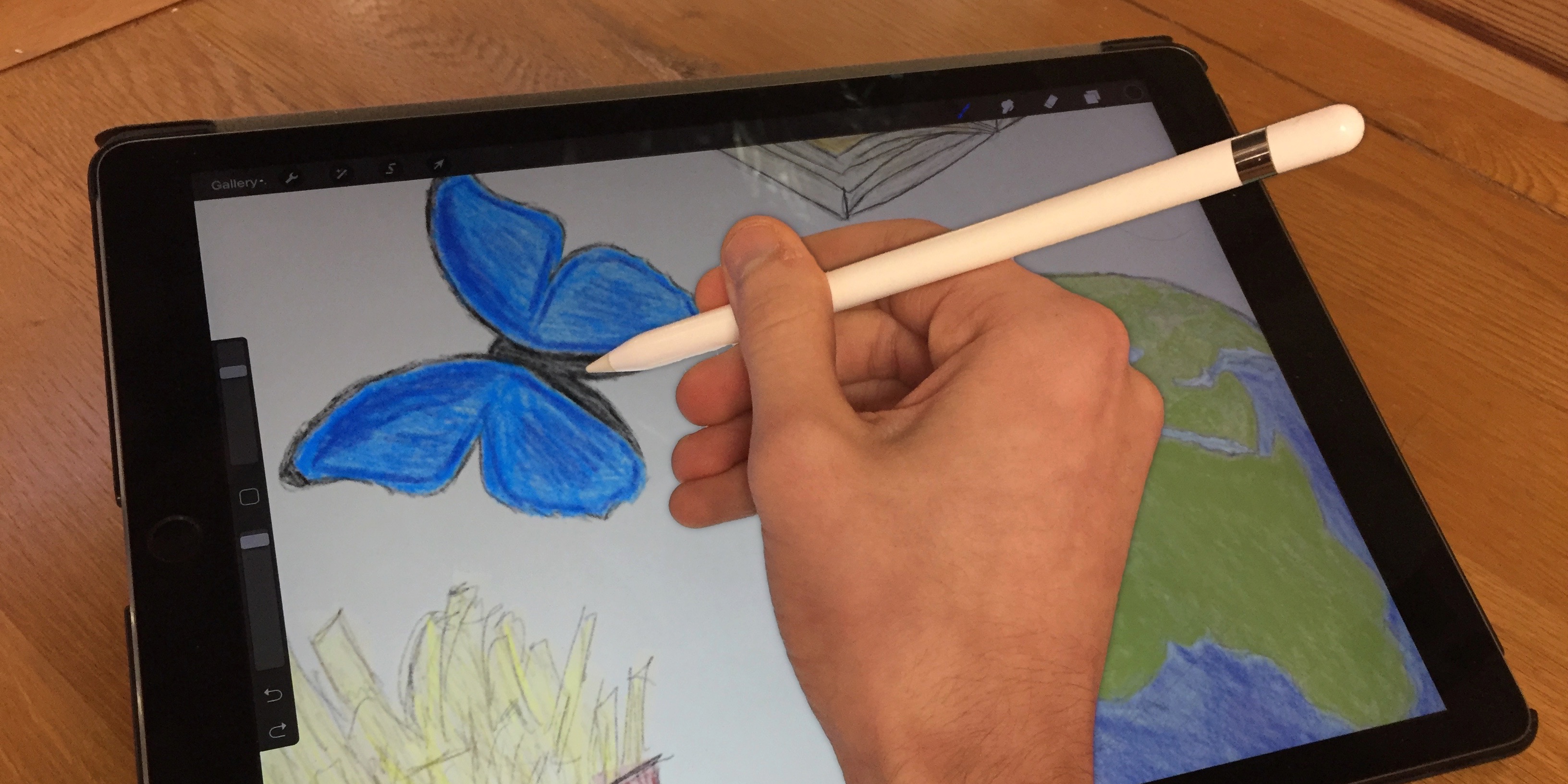 На каком ipad можно рисовать apple pencil