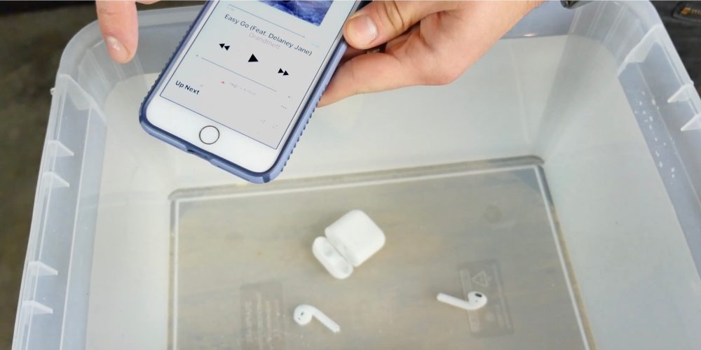Apple AirPods and practically unscathed after drop test, washing machine cycle water submersion - 9to5Mac