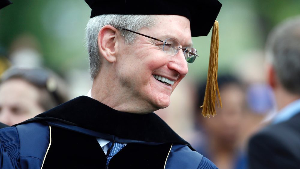 Tim Cook commencement