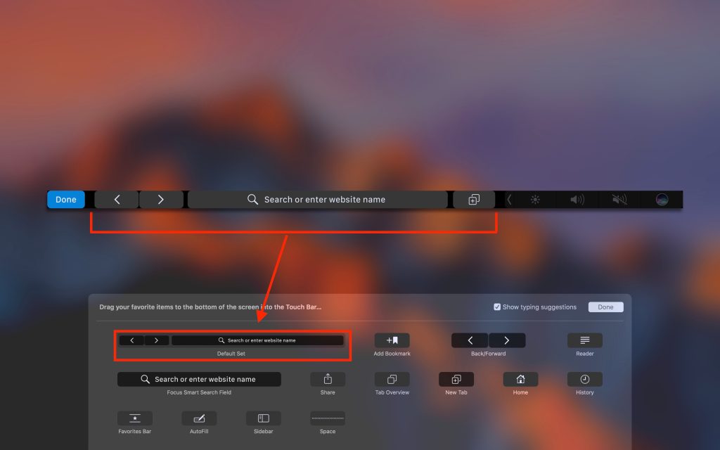 How to speed up your workflow in Safari using the MacBook Pro Touch Bar