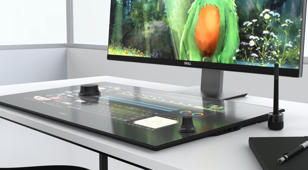 Display surface. Dell Canvas 27. Dell 8k монитор. Dell Canvas 2718d. 8к монитор.