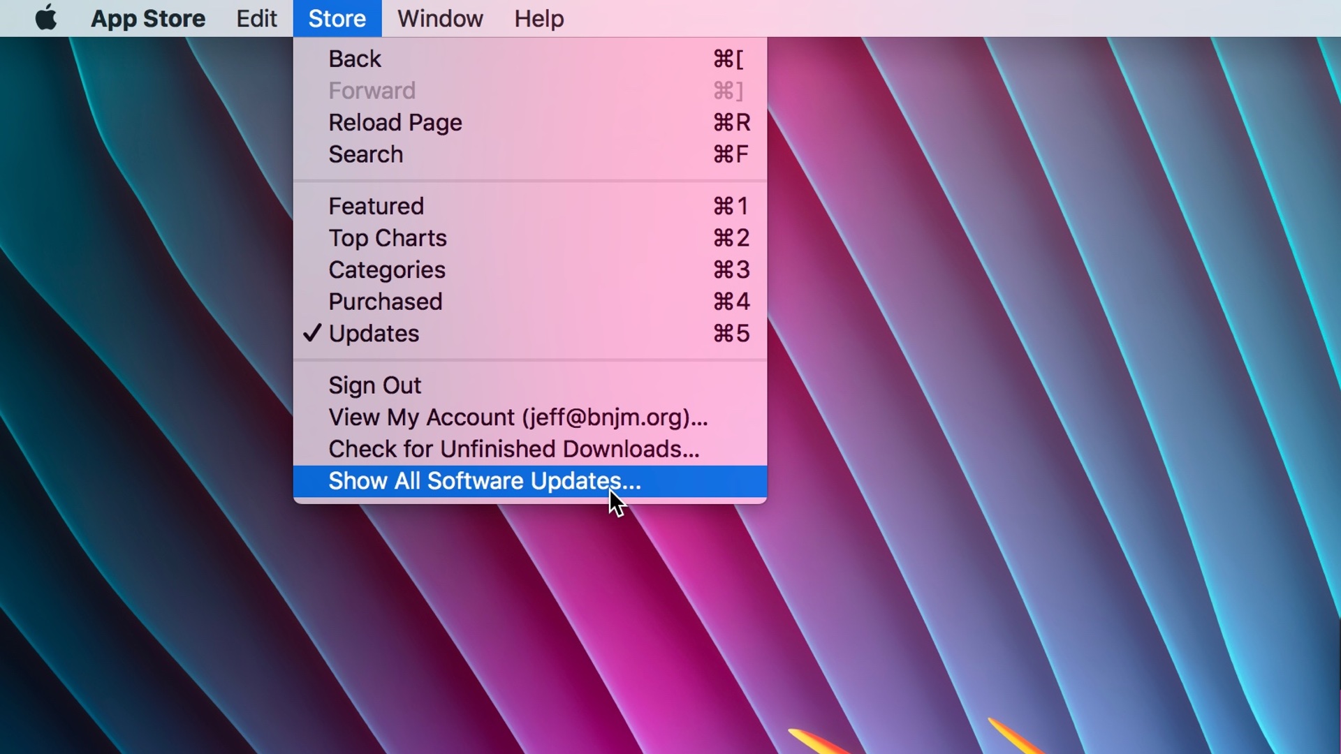check for program updates on mac