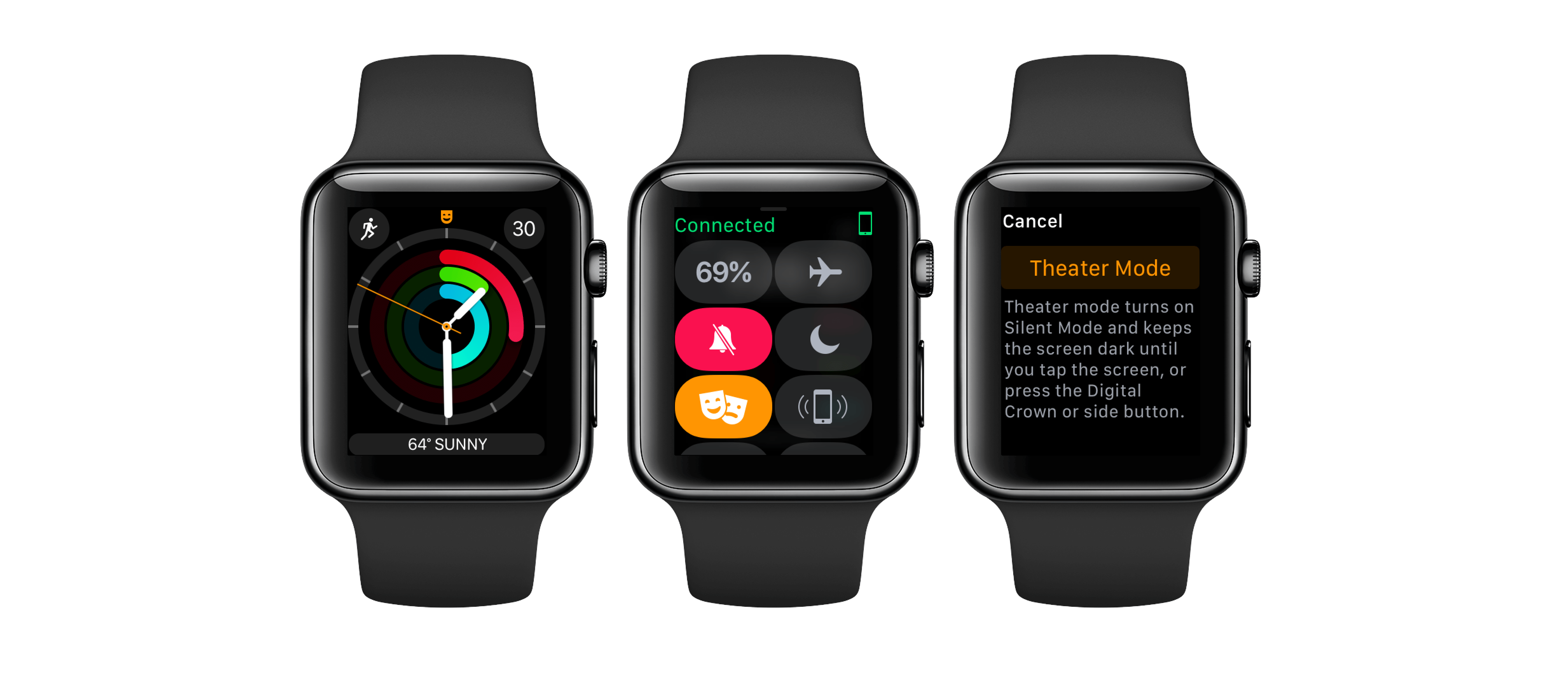A hands-on look at Theater Mode for Apple Watch in watchOS 3.2 beta 1