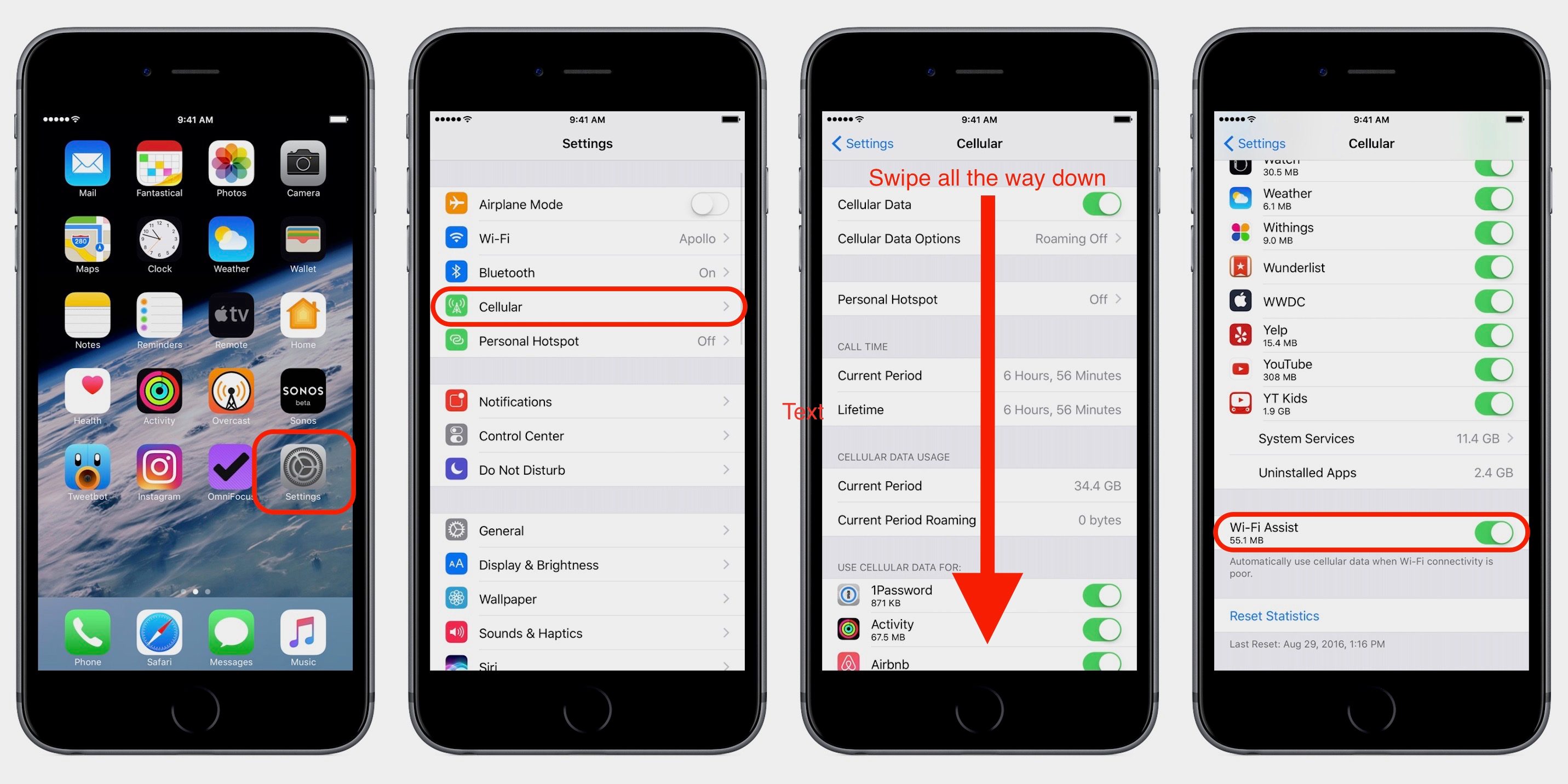 How to tell if WiFi Assist is actually using too much iPhone data